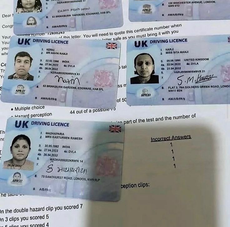 new driving licence