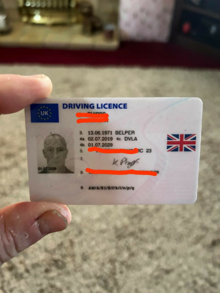 driving licence address change