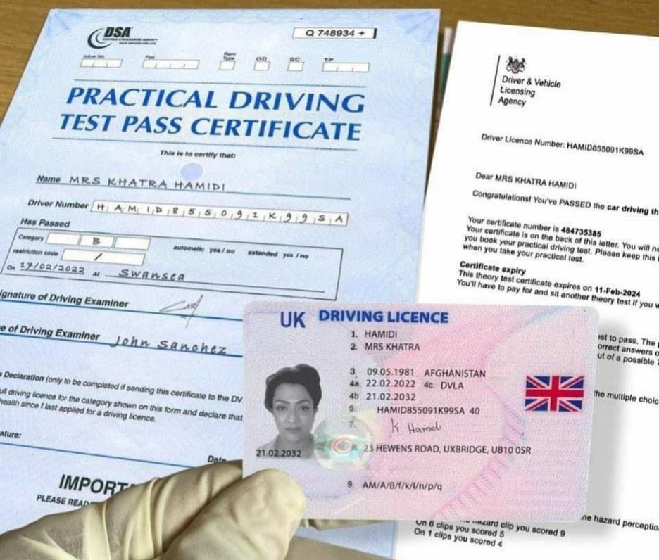 Get DE driving License online